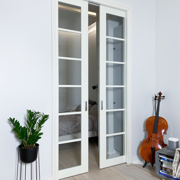 Liune double doors special high door with light openings